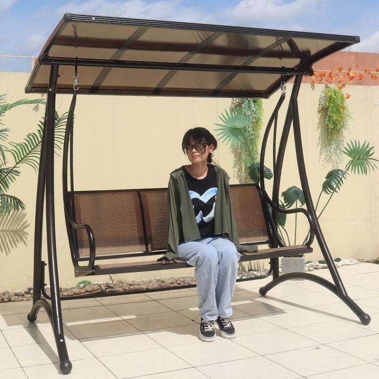 户外秋千庭院家用室外摇椅露台花园休闲吊床双人阳台吊椅荡秋千椅