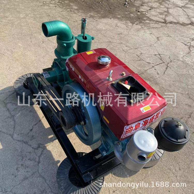 8马力柴油机3寸离心泵 框架款农用灌溉抽水机 市政防汛排水泵