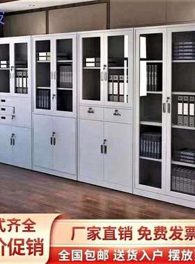 pkp钢制文件柜办公室边柜资料柜书柜钢制储物柜铁制置物柜铁皮文