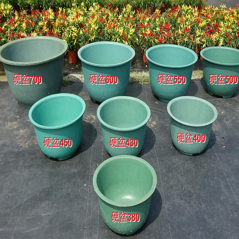 无孔荷花盆碗莲盆睡莲盆塑料龙缸盆超大加厚摔不烂盆绿盆花盆