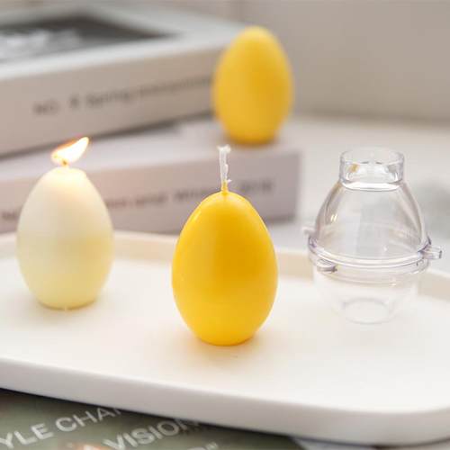 比例鸡蛋鸭蛋鹅蛋 蛋造型香薰蜡烛pc塑料模具两个合模
