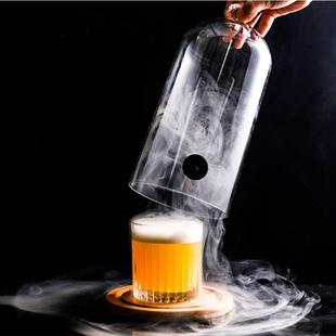 料理罩 PC塑料烟熏罩 分子鸡尾酒专用 烟熏配套工具 调酒烟雾罩