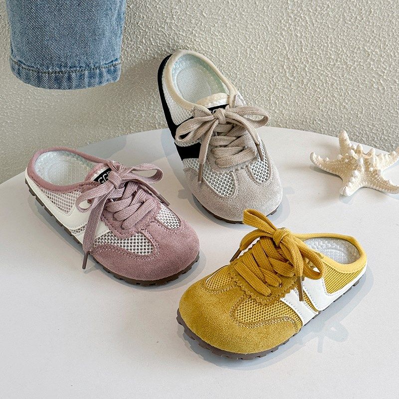 男童透气网鞋软底半拖鞋包头运动鞋2025春夏新款儿童休闲鞋女童鞋,童鞋/婴儿鞋/亲子鞋,儿童凉拖鞋,淘宝优惠券,粉丝福利购,淘宝优惠卷