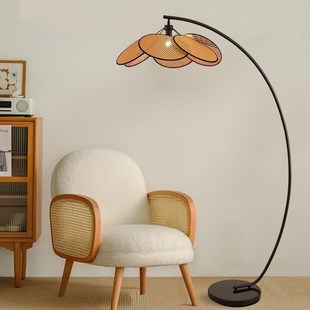 中古风花瓣复古灯网红法式 饰客厅台灯 复古落地灯落地灯房间装