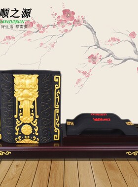 创意活性炭工艺礼品印制logxo办公书房桌面摆件教师节商务实用礼