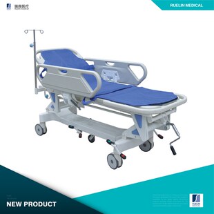 急诊转运平车急诊科运转病人推床多功能手摇升降抢救推车担架车