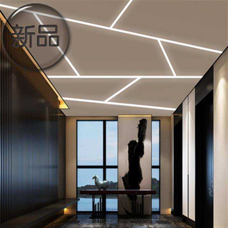 定制led线g条灯明装嵌入式铝槽线性条形灯带硬灯条客厅衣柜线型灯