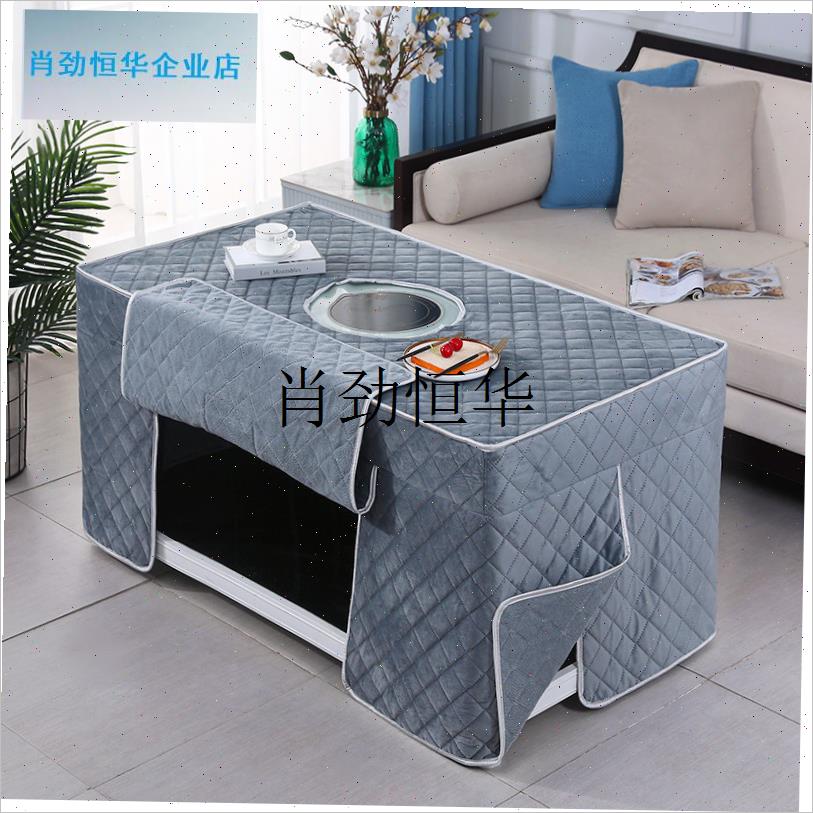 l加绒加厚烤火桌布长方形电暖炉子罩套电取暖Q桌茶几保暖被布棉桌