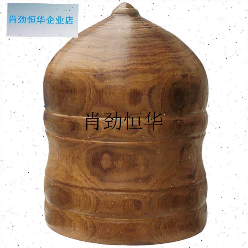 l健身槐木10f斤实木大陀螺带鞭子 中老年成人儿童广场传统玩具 包