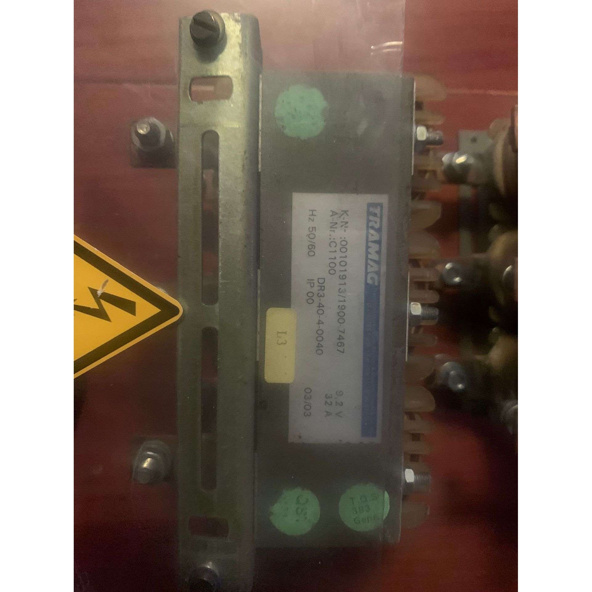 TRAMAG 00101913 / DR3-40-4-0040 9.2V 32A