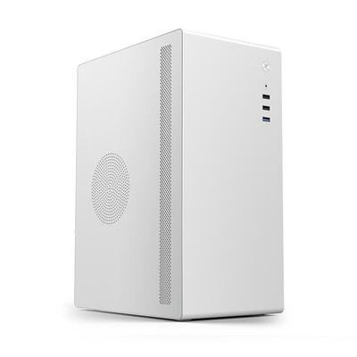 硕一V200办公台式机电脑主机箱M-ATX中小板桌面迷你小机箱ATX电源