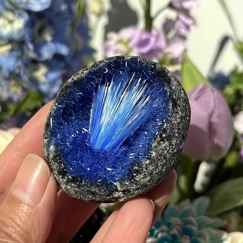 跨境热销天然水晶簇磷氯铅矿标