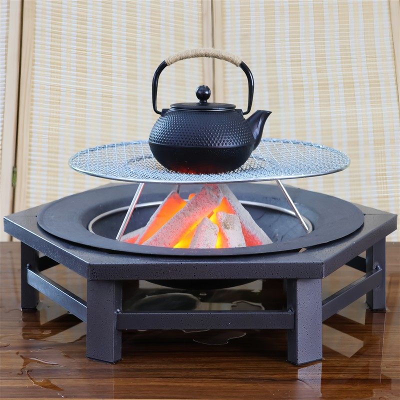 烤火盆老式铸铁家用木炭户外取暖炉室内火盆农村烧柴火碳盆烧烤炉,户外/登山/野营/旅行用品,取暖炉,淘宝优惠券,粉丝福利购,淘宝优惠卷