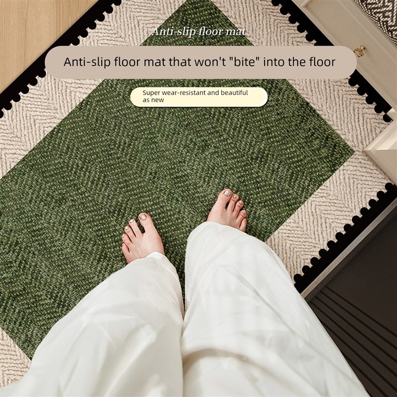 地垫入户专用门垫2025新款高级感进门耐脏防滑家用玄关脚垫中古风