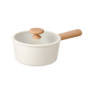 工厂外贸家用不沾锅无油烟炒菜锅奶锅平底锅汤锅套装 炉灶通用