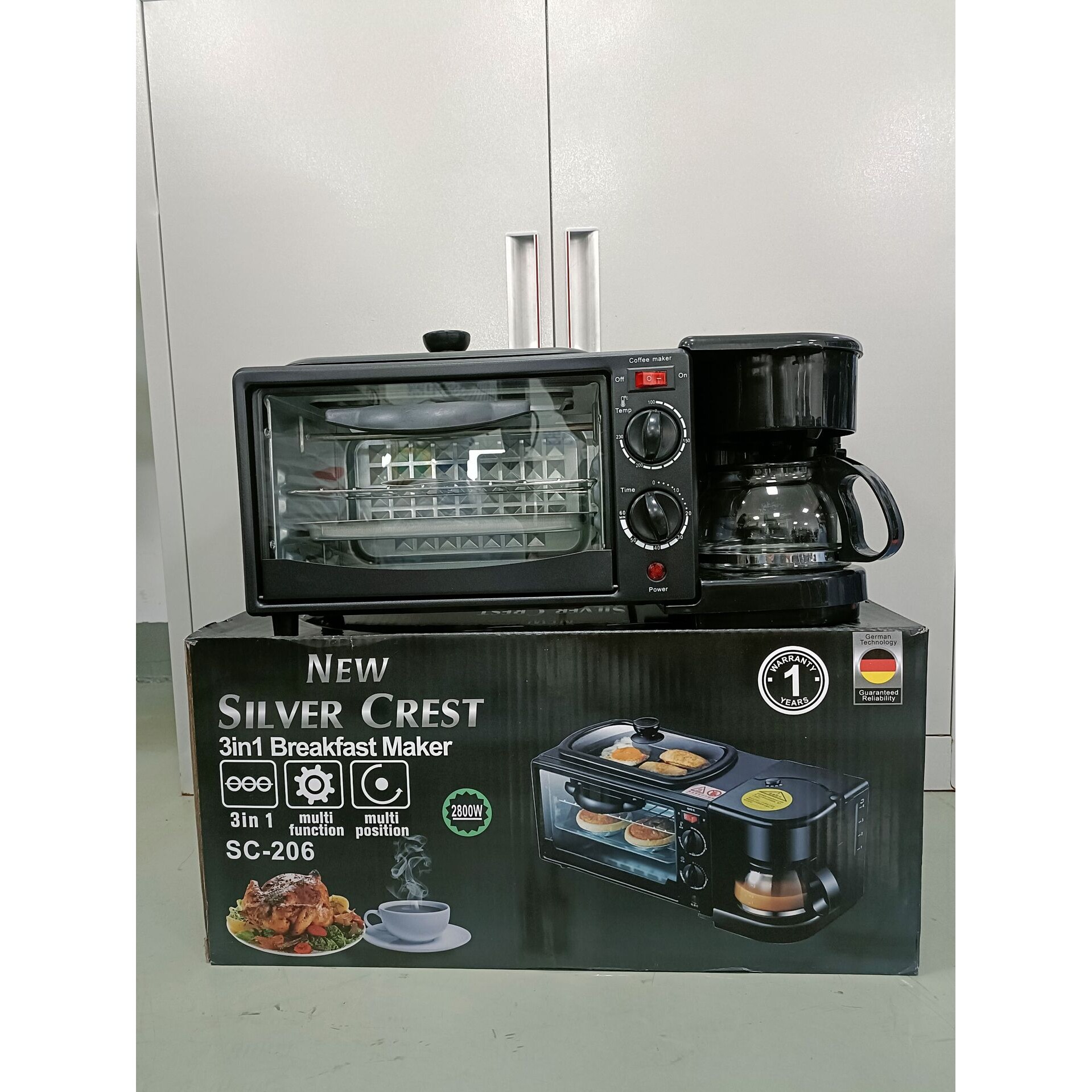 外贸三合一早餐机家用多功能多士炉烤箱咖啡机面包机