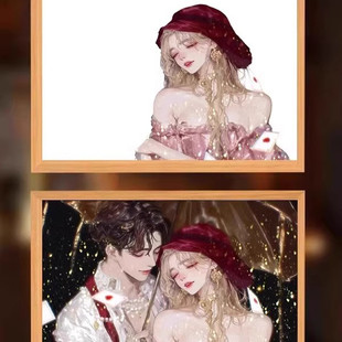 流氓叙事剧本杀氛围灯光画送朋友闺蜜生日礼物相框摆件创意礼物