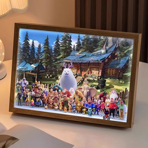 熊出没灯光画全家福十周年