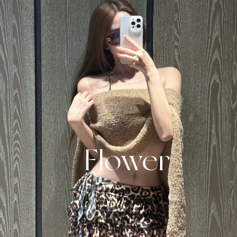 【丛棘之吻】豹纹性感分体泳衣老钱风挂脖披肩bikini温泉沙滩度假