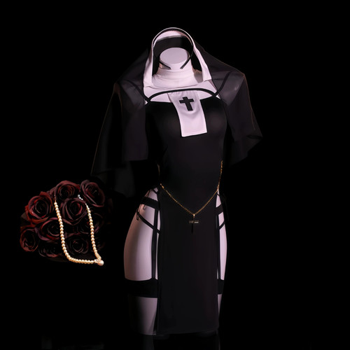 私欢禁忌之恋性感COS修女制服