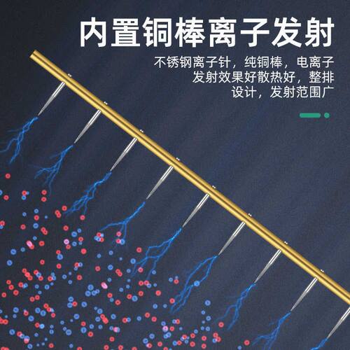 卧式除静电离子风机SL028/010大风力除尘负离子带热风工业吹风机