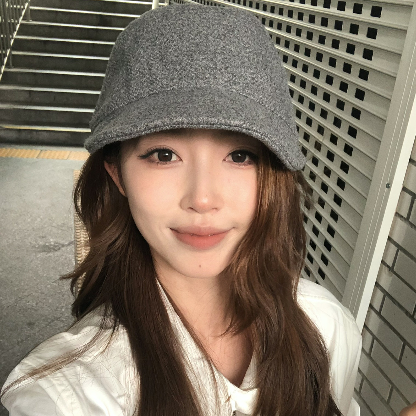 【猫仔kitten】简约纯色ins鸭舌帽秋冬防寒文艺复古百搭棒球帽女