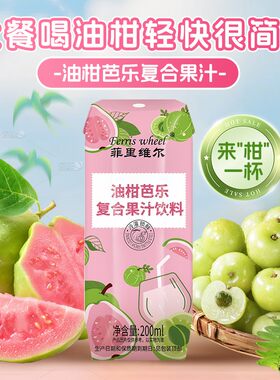 菲里维尔油柑芭乐复合果汁饮料含NFC果汁清爽润甜饮品便携装整箱