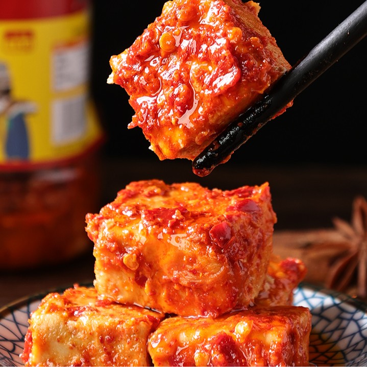 湖南正宗辣椒霉豆腐1000克下饭菜手工豆腐乳（收到货15到30天吃）