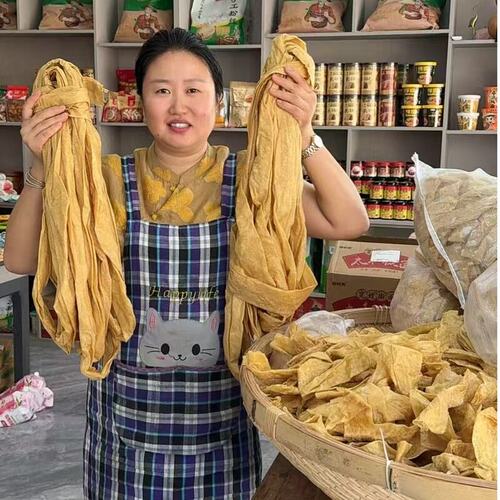 【马大哈专属蛋白肉】蛋白肉特产火锅豆腐皮素肉含盐粒