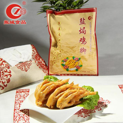 zc/振城 食品官方旗舰店梅州振城盐焗鸡脚客家食品零食鸡爪即食