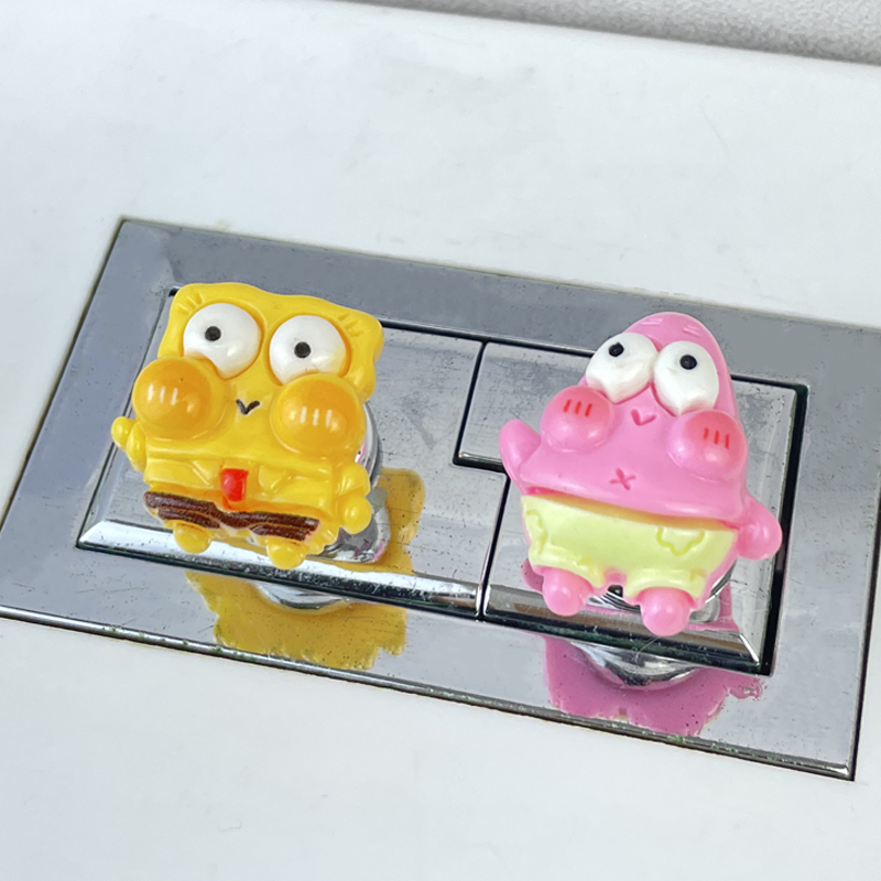 可愛馬桶開關按壓器美甲專用