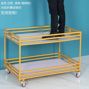 超市促销台展示架折叠户外花车货架特价车甩货车促销车堆头移动