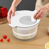 家用脱水器甩 神器旋转甩水甩干手动 日式 蔬菜洗菜水菜篮沙拉机