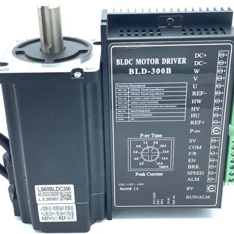 57 60 86直流无刷电机套装57BLY-1030NBB+直流无刷驱动器 BLD-750