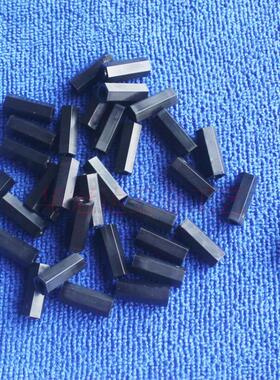 100个黑色 M3x15塑料尼龙内螺纹六角隔离柱双通六角螺柱M3*15黑色