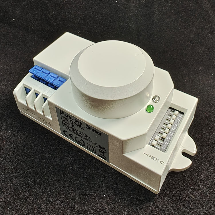 12V-24V低压微波雷达感应开关110V-220V人体感应传感器干接点输出