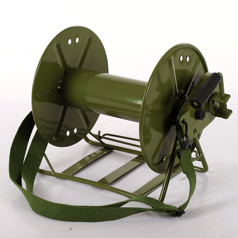 新式被复线制动络车双轴制动KM制动式半轴被复线放线车绕线盘络车