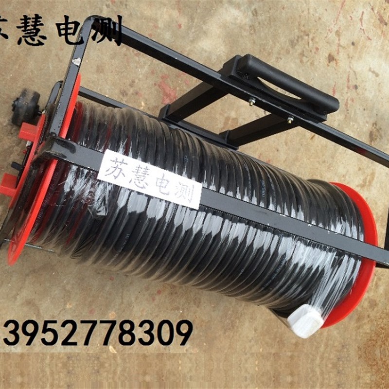 移动电缆盘 绕50米100米电缆线 220V两相/380v三相四线电缆卷线盘