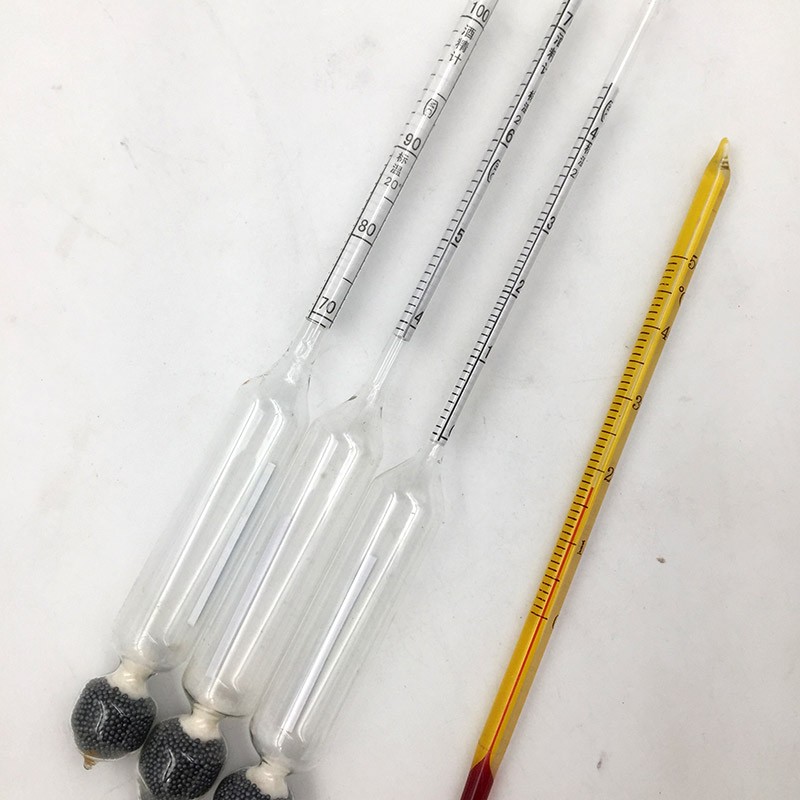 酒精计酒度计白酒测量仪器甲醇比重计酒精度测量玻璃酒精测度数