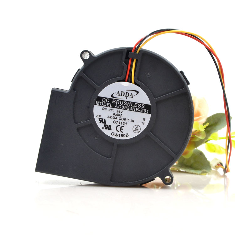 ADDA协喜 AD0924HB-Z01 24V 0.60A 9733 涡轮鼓风机散热风扇9.7CM