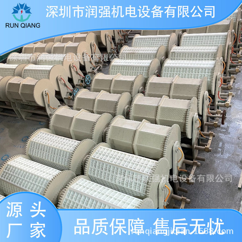 PP电镀滚桶全自动滚镀设备网桶PP焊接塑料槽耐酸碱化学镍滚筒