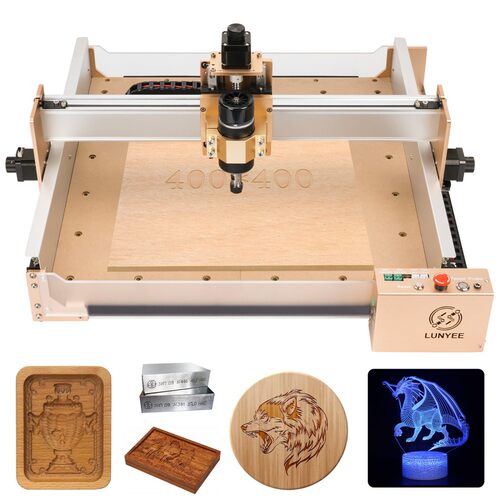 CNC4040桌面小型数控雕刻机 塑料盒 亚克力 浮雕 PCB 钻孔刻字机