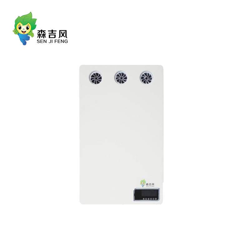 壁挂式新风系统家用火锅店室内通风卫生间换气机地下室新风机商用