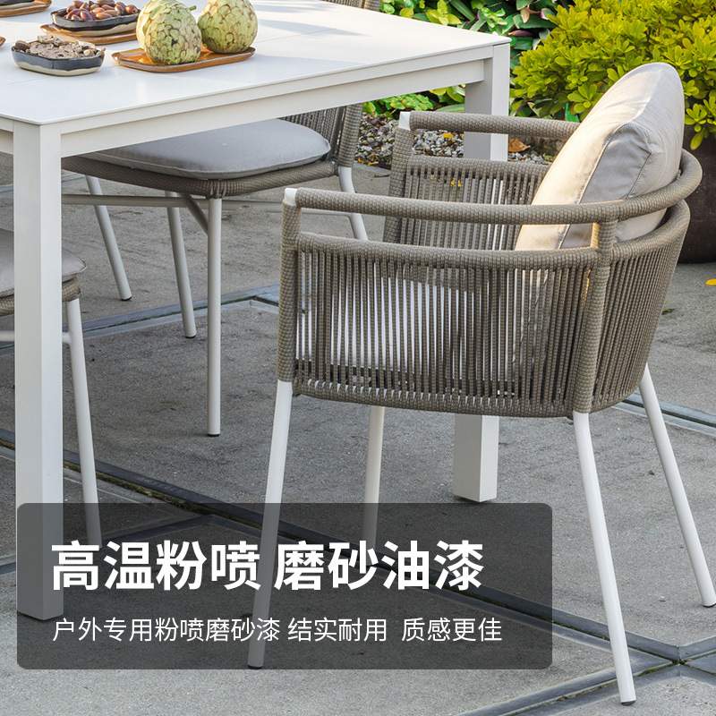 户外沙发组合花园庭院别墅客厅防晒茶几阳台小桌椅室外藤编制家具