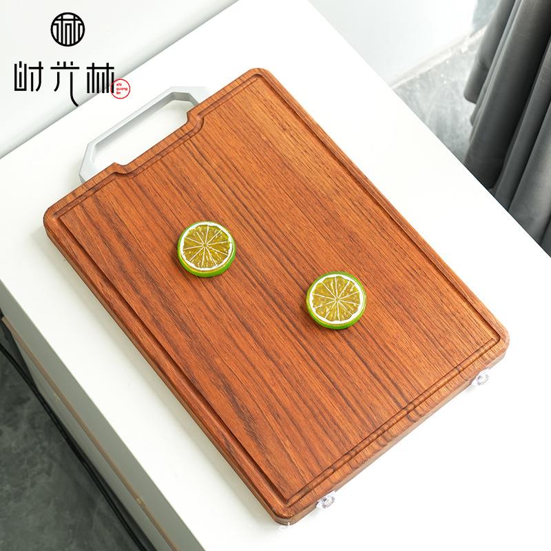 时光林|梨花木实木菜板防霉抗菌家用砧板双面案板厨房面板切菜