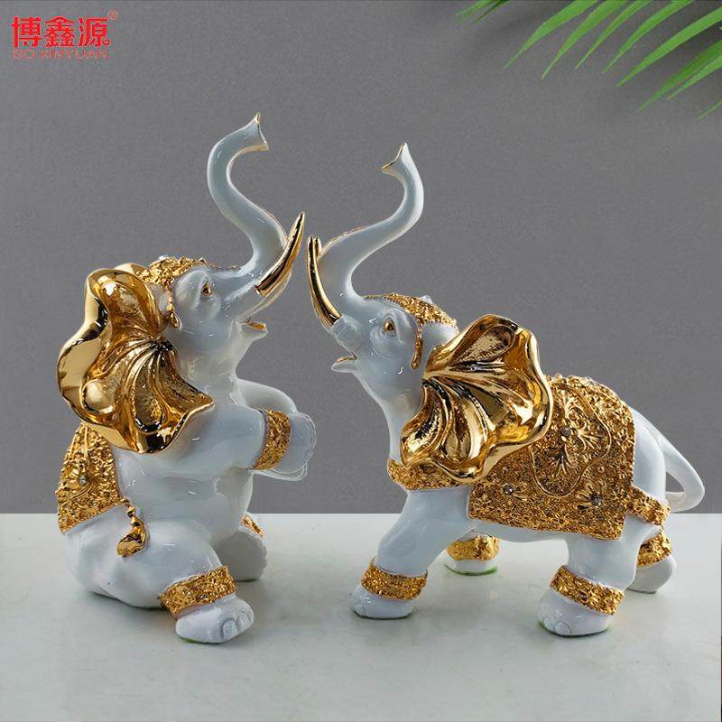 树脂电镀工艺品创意风水家庭客厅小摆件母子大象电视柜酒柜装饰品,农机/农具/农膜,其它农用工具,淘宝优惠券,粉丝福利购,淘宝优惠卷