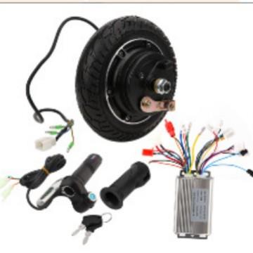 8寸轮毂电机滑板车代步车电机组装车小海豚配件24V36v48V350W改装