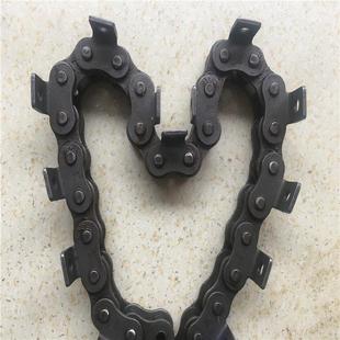 弯板链条6分带耳链条东华自强带弯板链条12A-1*80L机械传动链
