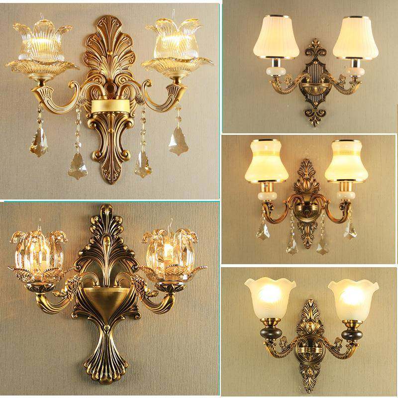 欧式蜡烛水晶壁灯客厅复古壁灯酒店过道灯KTV酒吧灯卧室双头灯具,清洗/食品/商业设备,风口/风叶/风机配件,淘宝优惠券,粉丝福利购,淘宝优惠卷