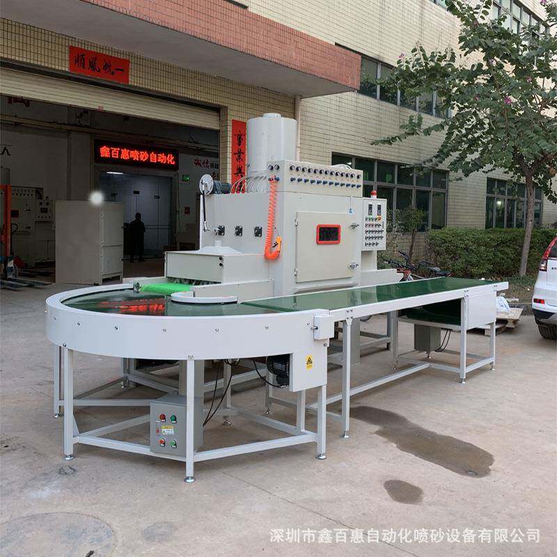直销通过式自动喷砂机平面输送式全自动喷沙机小型自动喷砂机